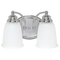 Bathroom Lighting (2 Bulbs) 12-1/2" Width Bathroom Lighting (2 Bulbs) 12-1/2" Width