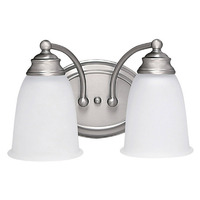 Bathroom Lighting (2 Bulbs) 12-1/2" Width Bathroom Lighting (2 Bulbs) 12-1/2" Width