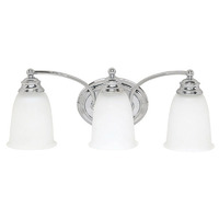 Bathroom Lighting (3 bulbs) 19-1/2" Width Bathroom Lighting (3 bulbs) 19-1/2" Width