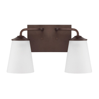 Bathroom Lighting (2 Bulbs) 13-1/2" Width Bathroom Lighting (2 Bulbs) 13-1/2" Width