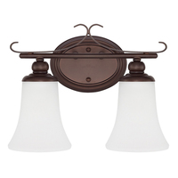 Bathroom Lighting (2 Bulbs) 14-1/4" Width Bathroom Lighting (2 Bulbs) 14-1/4" Width