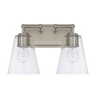 Bathroom Lighting (2 Bulbs) 14-3/4" Width Bathroom Lighting (2 Bulbs) 14-3/4" Width