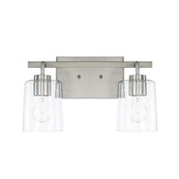 Bathroom Lighting (2 Bulbs) 14-1/2" Width Bathroom Lighting (2 Bulbs) 14-1/2" Width