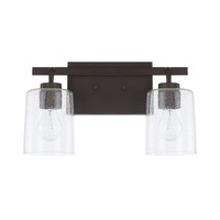 Bathroom Lighting (2 Bulbs) 14-1/2" Width Bathroom Lighting (2 Bulbs) 14-1/2" Width
