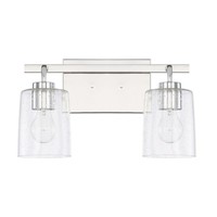 Bathroom Lighting (2 Bulbs) 14-1/2" Width Bathroom Lighting (2 Bulbs) 14-1/2" Width