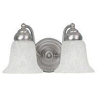 Bathroom Lighting (2 Bulbs) 11" Width Bathroom Lighting (2 Bulbs) 11" Width