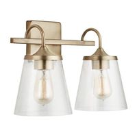 Bathroom Lighting (2 Bulbs) 15-1/4" Width Bathroom Lighting (2 Bulbs) 15-1/4" Width