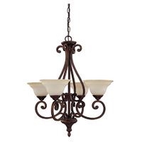 Mini Chandelier 24-1/2" Width Mini Chandelier 24-1/2" Width