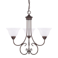 Mid Sized Chandelier 24" Width Mid Sized Chandelier 24" Width