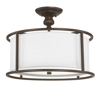 Semi Flush Mount 17" Width Semi Flush Mount 17" Width