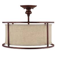 Semi Flush Mount 17" Width Semi Flush Mount 17" Width