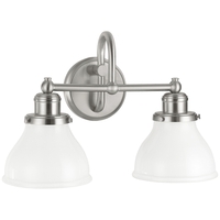 Bathroom Lighting (2 Bulbs) 16-1/4" Width Bathroom Lighting (2 Bulbs) 16-1/4" Width