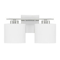 Bathroom Lighting (2 Bulbs) 14-3/4" Width Bathroom Lighting (2 Bulbs) 14-3/4" Width