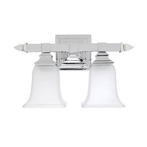 C1062CH142 2 Bulb Bathroom Lighting - Chrome C1062CH142 2 Bulb Bathroom Lighting - Chrome
