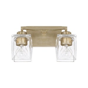 C128121WG459 Karina 2 Bulb Bathroom Lighting - Winter Gold C128121WG459 Karina 2 Bulb Bathroom Lighting - Winter Gold