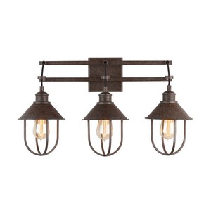 C130831MI Pawley 3 Bulb Bathroom Lighting - Mineral Brown C130831MI Pawley 3 Bulb Bathroom Lighting - Mineral Brown
