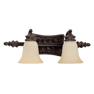 C1392WB252 Chatham 2 Bulb Bathroom Lighting - Weather Brown C1392WB252 Chatham 2 Bulb Bathroom Lighting - Weather Brown