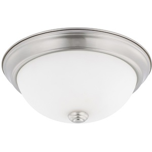 C214721BN HomePlace Flush Mount Ceiling Light - Brushed Nickel C214721BN HomePlace Flush Mount Ceiling Light - Brushed Nickel