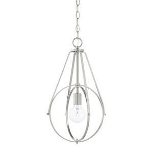 C322611BN Entrance / Foyer Pendant Light - Brushed Nickel C322611BN Entrance / Foyer Pendant Light - Brushed Nickel