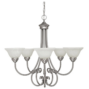 C3226MN220 Hometown Mid Sized Chandelier Chandelier - Matte Nickel C3226MN220 Hometown Mid Sized Chandelier Chandelier - Matte Nickel