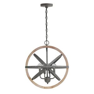C330544IW Entrance / Foyer Pendant Light - Iron / Wood C330544IW Entrance / Foyer Pendant Light - Iron / Wood