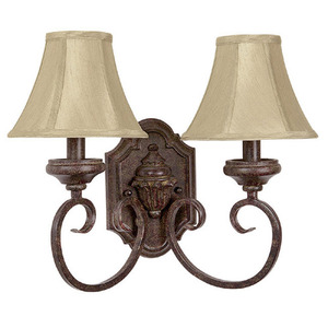 C4100TS418 Villa Multi Bulb Wall Sconce - Tortoise C4100TS418 Villa Multi Bulb Wall Sconce - Tortoise