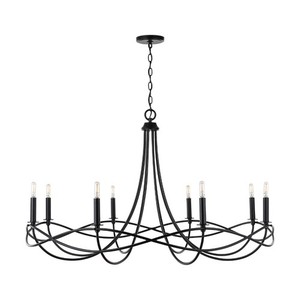C431681MB Sonnet Large Foyer Chandelier Chandelier - Matte Black C431681MB Sonnet Large Foyer Chandelier Chandelier - Matte Black