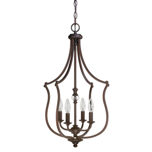 C4705BB Leigh Entrance / Foyer Pendant Light - Burnished Bronze C4705BB Leigh Entrance / Foyer Pendant Light - Burnished Bronze