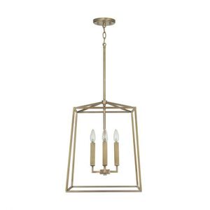 C537642AD Thea Entrance / Foyer Pendant Light - Aged Brass C537642AD Thea Entrance / Foyer Pendant Light - Aged Brass