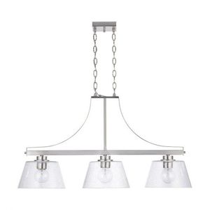 C838434BN Independent Linear Pendant Pendant Light - Brushed Nickel C838434BN Independent Linear Pendant Pendant Light - Brushed Nickel