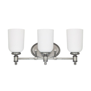 C8443AN102 Covington 3 Bulb Bathroom Lighting - Antique Nickel C8443AN102 Covington 3 Bulb Bathroom Lighting - Antique Nickel