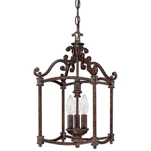 C9303CB Chesterfield Entrance / Foyer Pendant Light - Chesterfield Brown C9303CB Chesterfield Entrance / Foyer Pendant Light - Chesterfield Brown