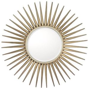 CM343478 Unique Shape Mirror - Brushed Silver CM343478 Unique Shape Mirror - Brushed Silver