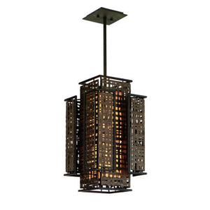 C10542 Shoji Mini-Pendant Pendant Light - Bonsai Bronze C10542 Shoji Mini-Pendant Pendant Light - Bonsai Bronze