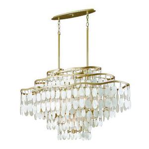 C109512 Dolce Linear Pendant Pendant Light - Champagne Leaf C109512 Dolce Linear Pendant Pendant Light - Champagne Leaf