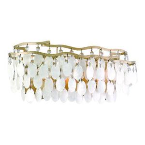 C10963 Dolce 3 Bulb Bathroom Lighting - Champagne Leaf C10963 Dolce 3 Bulb Bathroom Lighting - Champagne Leaf