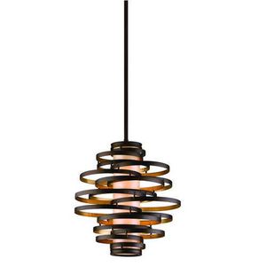 C11342 Vertigo Multi Light Pendant Light - Bronze / Gold Leaf C11342 Vertigo Multi Light Pendant Light - Bronze / Gold Leaf
