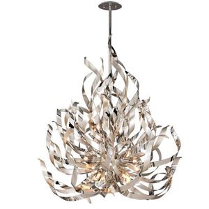 C154412 Graffiti Multi Light Pendant Light - Silver Leaf C154412 Graffiti Multi Light Pendant Light - Silver Leaf