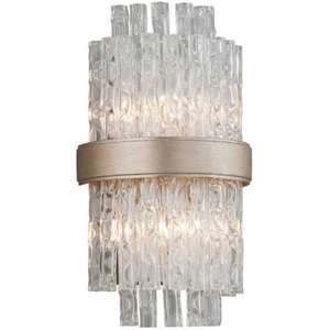 C20412 Chime Multi Bulb Wall Sconce - Silver Leaf C20412 Chime Multi Bulb Wall Sconce - Silver Leaf