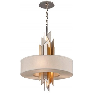 C20744F Modernist Drum Pendant Pendant Light - Polished Stainless C20744F Modernist Drum Pendant Pendant Light - Polished Stainless
