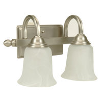 Bathroom Lighting (2 Bulbs) 14" Width Bathroom Lighting (2 Bulbs) 14" Width