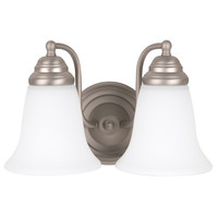 Bathroom Lighting (2 Bulbs) 11" Width Bathroom Lighting (2 Bulbs) 11" Width