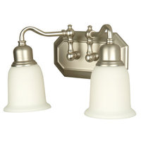 Bathroom Lighting (2 Bulbs) 12-1/2" Width Bathroom Lighting (2 Bulbs) 12-1/2" Width