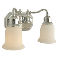 Bathroom Lighting (2 Bulbs) 12-1/2" Width Bathroom Lighting (2 Bulbs) 12-1/2" Width