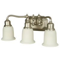 Bathroom Lighting (3 bulbs) 18-1/2" Width Bathroom Lighting (3 bulbs) 18-1/2" Width