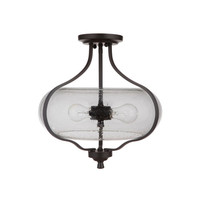Semi Flush Mount 15-1/4" Width