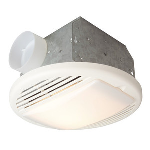 CTFV50L With Light Bathroom Fan - White CTFV50L With Light Bathroom Fan - White