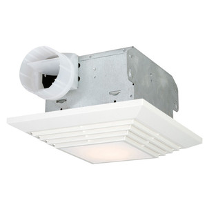 CTFV90L With Light Bathroom Fan - White CTFV90L With Light Bathroom Fan - White