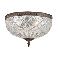 Flush Mount Ceiling Light 12" Width Flush Mount Ceiling Light 12" Width