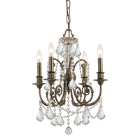 Mini Chandelier 17-1/2" Width Mini Chandelier 17-1/2" Width